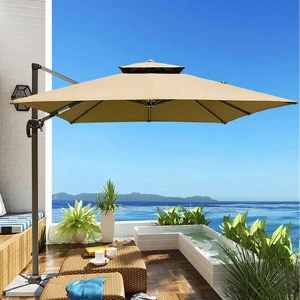 Ô Lệch Tâm Hợp Kim Vuông Hòa Phát Xoay 360 (Màu Trắng Kem) - Giàn Phơi Hòa Phát