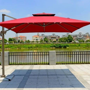 Ô Lệch Tâm Tròn Hòa Phát Hợp Kim Xoay 360 (Đỏ) - Giàn Phơi Hòa Phát