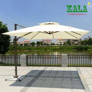 Ô Lệch Tâm Tròn Hòa Phát Hợp Kim Xoay 360 (Trắng Kem) - Giàn Phơi Hòa Phát