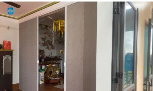Vách rèm tổ ong ngăn phòng thờ hiện đại - Giàn Phơi Hòa Phát