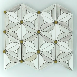 Magnolia Bronze Grey and White - Gạch Mosaic - Công ty TNHH Trung Hùng Hà Nội