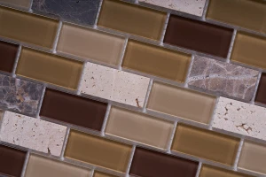Mosaic Glasima S Brown 23x48x4 - Công ty TNHH Trung Hùng Hà Nội