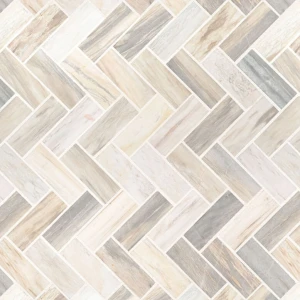Mosaic Marble Herringbone