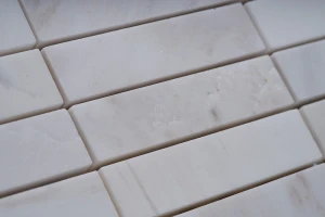 Mosaic White Marble Rectangle S - Công ty TNHH Trung Hùng Hà Nội