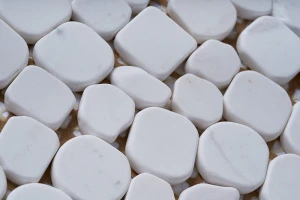 Mosaic White Matte Natural Shape - Công ty TNHH Trung Hùng Hà Nội