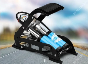 Bơm mini ô tô đạp chân 2 xi lanh chính hãng Honor