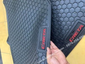 Lót sàn xe Hyundai Creta 2022 2023 cao su không mùi