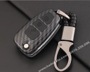 Ốp chìa khóa cacbon Ford Focus chìa gập