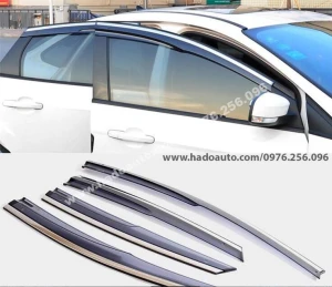 Vè mưa chỉ mạ inox cao cấp Ford Focus 2017