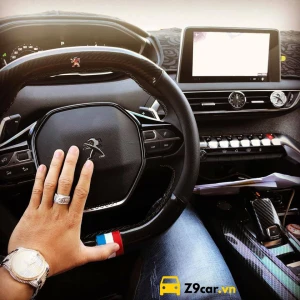 Bọc vô lăng Peugeot 3008/5008 kiểu Cờ Pháp