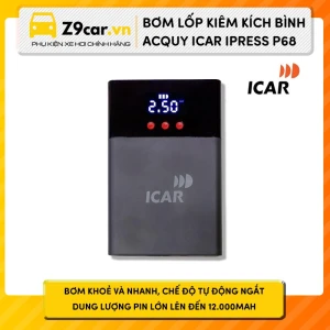 Bơm lốp kiêm kích bình ắcquy ICAR IPRESS P68