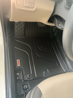 THẢM SÀN HUVI TRÀN VIỀN 3D NHỰA TPE CHO HYUNDAI ACCENT 2018 - 2023