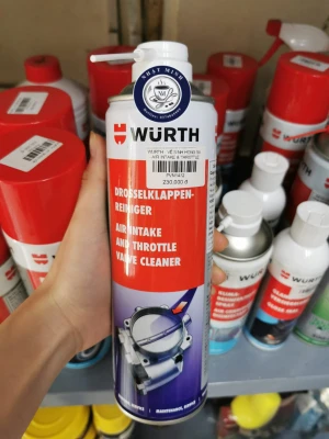 VỆ SINH HỌNG HÚT, BƯỚM GA WURTH AIR INTAKE & THROTTLE VALVE CLEANER