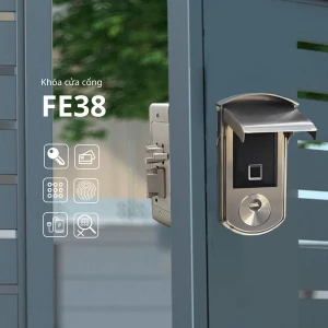 Khóa Vân Tay Cửa Cổng FE38 (Chống nước)