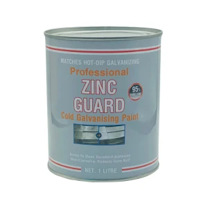 Sơn mạ kẽm ZG300 1Lít (màu kẽm xà gồ tole lạnh)