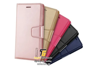 Bao da dạng ví OPPO A58 5G hiệu Hanman có quai cài