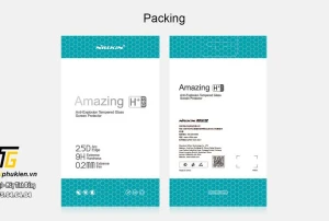 Dán kính cường lực iPhone 15 Pro Max chính hãng Nillkin H Pro
