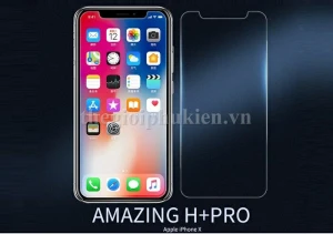 Dán kính cường lực iPhone X chính hãng Nillkin H Pro