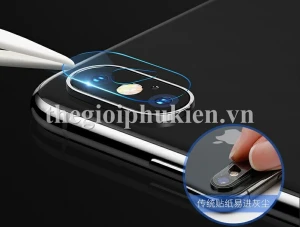 Kính cường lực bảo vệ Camera iPhone XS MAX chính hãng Baseus