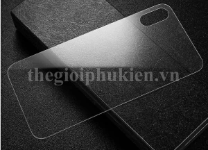 Kính cường lực mặt lưng, mặt sau iPhone XS Max chính hãng Baseus