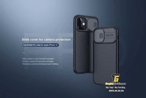 Ốp lưng bảo vệ Camera iPhone 12 chính hãng NILLKIN CamShield