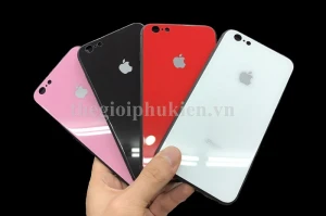Ốp lưng chống sốc iPhone 6, iPhone 6S lưng kính viền TPU dẻo