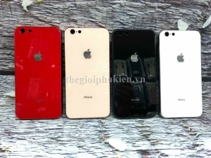 Ốp lưng chống sốc iPhone 6 Plus, iPhone 6S Plus lưng kính viền màu TPU dẻo