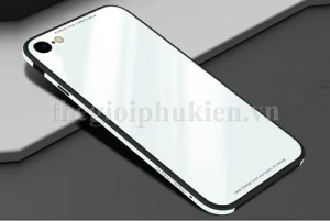 Ốp lưng chống sốc iPhone 7 lưng kính viền silicon chính hãng SULADA