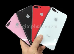 Ốp lưng chống sốc iPhone 7 Plus lưng kính viền silicon