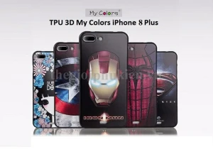 Ốp lưng chống sốc iPhone 8 Plus silicon vân 3D chính hãng My Colors