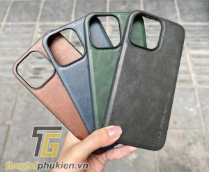 Ốp lưng da chính hãng X-Level dành cho iPhone 15