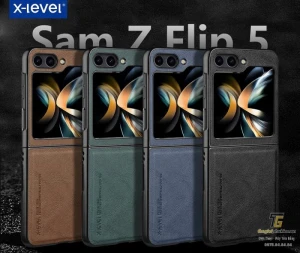 Ốp lưng da X-Level cho Samsung Galaxy Z Flip5