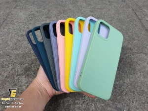 Ốp lưng iPhone 12 Pro silicon dẻo nhiều màu bảo vệ camera