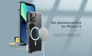 Ốp lưng iPhone 13 Pro Max chống sốc chính hãng Nillkin Nature hỗ trợ Magsafe