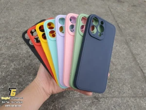 Ốp lưng iPhone 13 Pro Max silicon dẻo nhiều màu bảo vệ camera