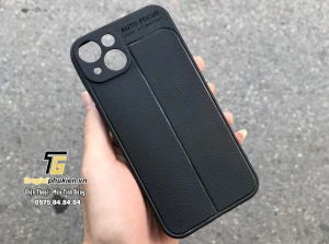 Ốp lưng iPhone 14 Plus silicon giả da Auto Focus