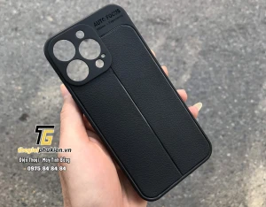 Ốp lưng iPhone 14 Pro Max silicon giả da Auto Focus