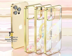 Ốp lưng Kingxbar đính đá Flora Series iPhone 12 cao cấp