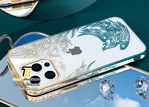 Ốp lưng Kingxbar đính đá Nirvana Series iPhone 13 Pro Max cao cấp