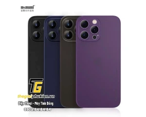 Ốp lưng lụa iPhone 15 Pro Max chính hãng Memumi siêu mỏng 0.3mm