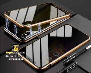 Ốp lưng nam châm 2 mặt chống nhìn trộm iPhone Xs Max