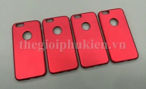 Ốp lưng silicon dẻo đỏ iPhone 6 Plus, 6S Plus giả iPhone 7 Plus Red