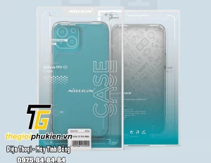 Ốp lưng silicon dẻo trong suốt chống sốc iPhone 14 Pro Max chính hãng Nillkin Nature