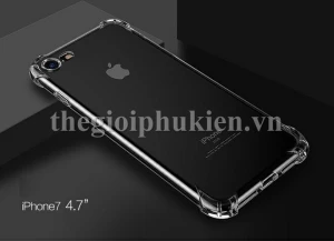Ốp lưng silicon dẻo trong suốt chống sốc iPhone 7, iPhone 8