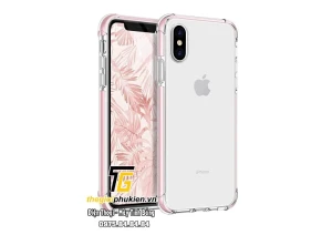 Ốp lưng silicon dẻo trong suốt chống sốc iPhone X