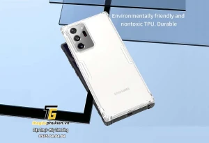 Ốp lưng silicon dẻo trong suốt chống sốc Samsung Galaxy Note 20 Ultra chính hãng Nillkin Nature