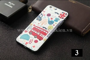 Ốp silicon 3D chống sốc iPhone 6, 6S hãng My Colors hình London Bus (Xe buýt London)