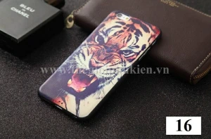 Ốp silicon 3D chống sốc iPhone 6 Plus, 6S Plus hãng My Colors hình Fierce Tiger (con hổ)