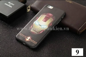 Ốp silicon 3D chống sốc iPhone 6 Plus, 6S Plus hãng My Colors hình người sắt (Iron Man)