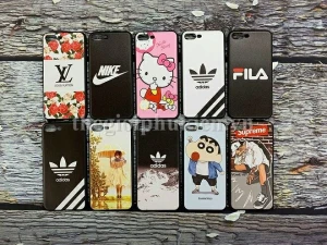 Ốp silicon in hình thời trang 3D iPhone 8 Plus